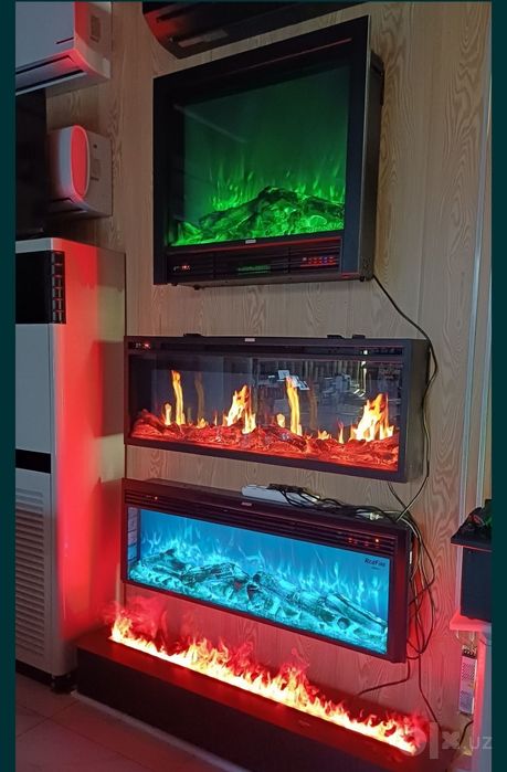 3D Камин декоративный электричиская