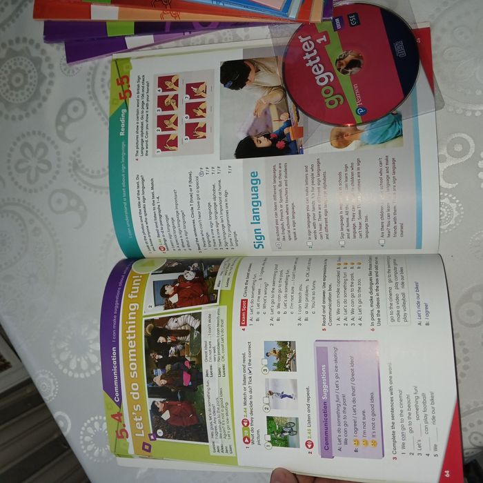 Go getter 1 2 3 4 оригинал students' + work book + disk