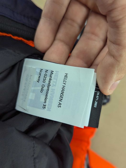 Helly Hansen НОВ Работен Гащеризон Мъжки Размер S Светлоотразителен