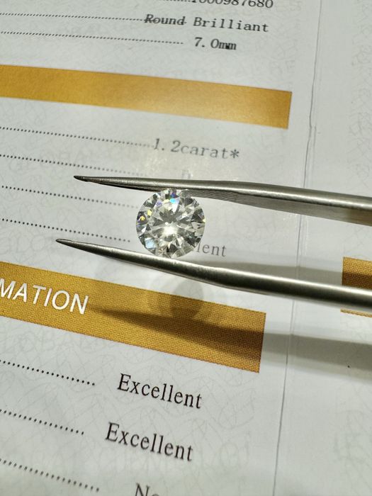 Диамант 1.2 карата , мойсанит за бижу и подарък