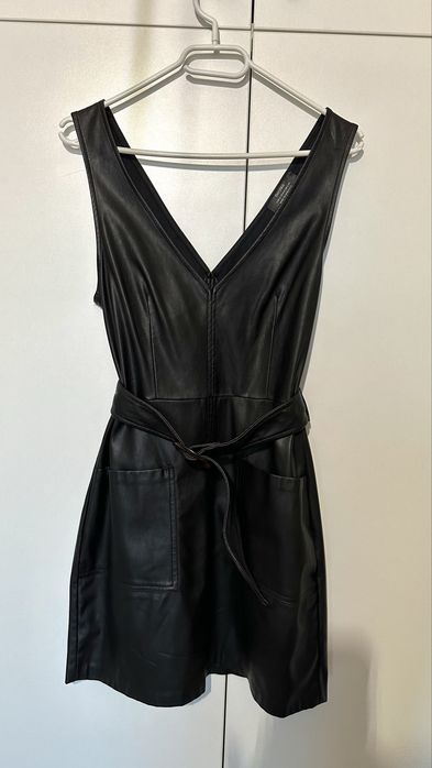 Rochie de piele Bershka