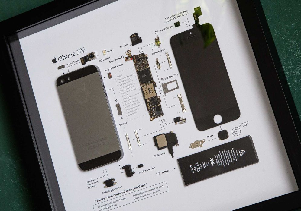 Vând set decorativ cu iPhone 6 și iPhone 5s
