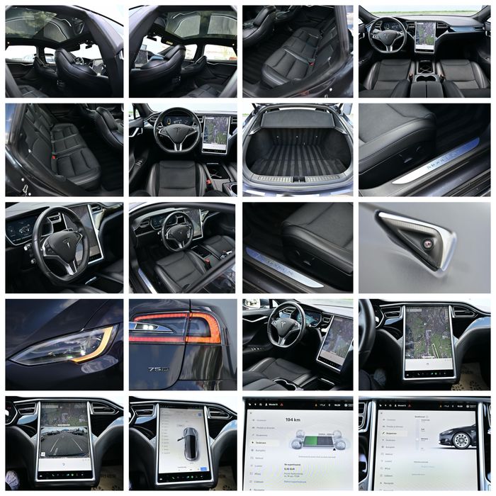 Tesla Model S 75d awd 2018 525 C.P. Dual Motor Baterie 91%