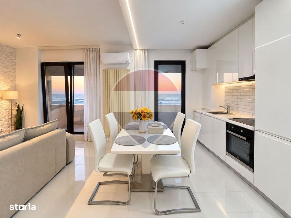 Apartament 2 camere de vanzare vedere frontala mare Mamaia Constanta