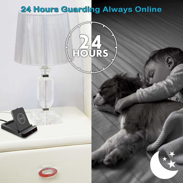 Шпионска камера Wifi OTADUG скрита в безжично зарядно