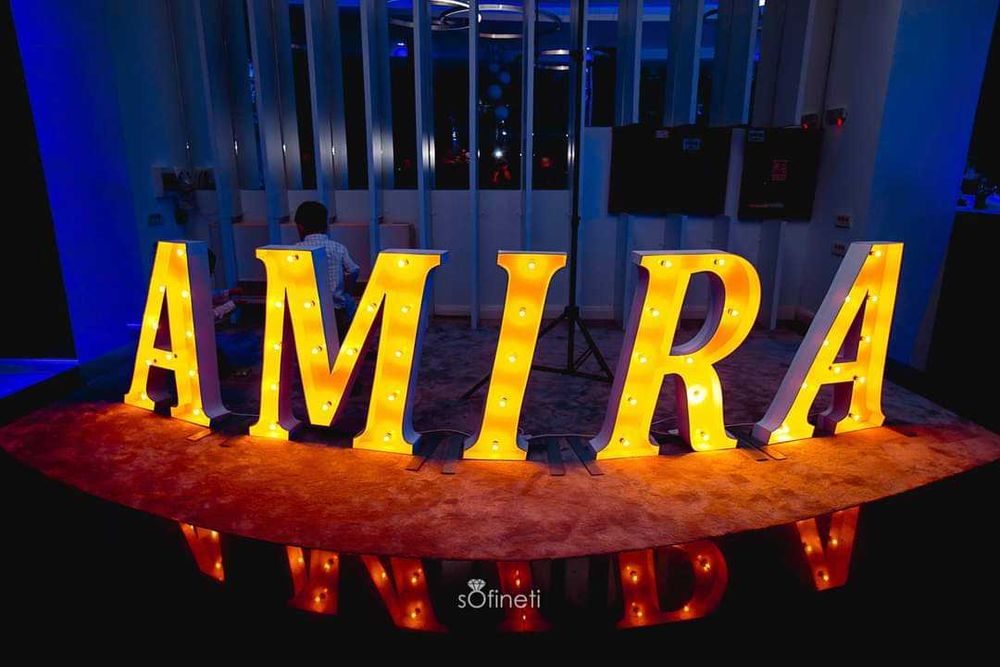 Litere Volumetrice Luminoase - Nunta Botez Majorat Aniversari