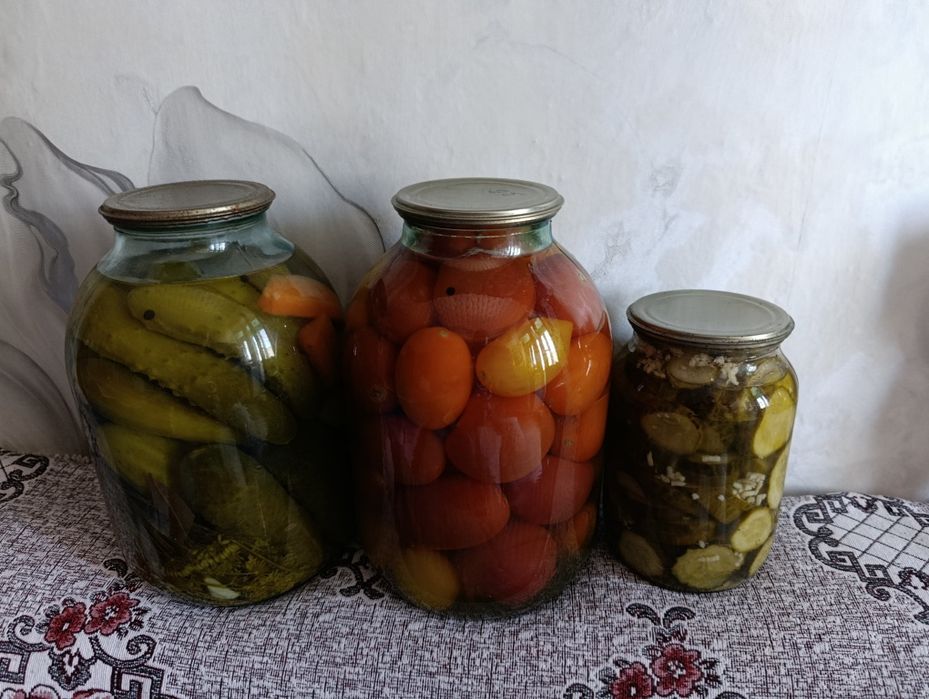 3л. Огурцы, помидоры кжби