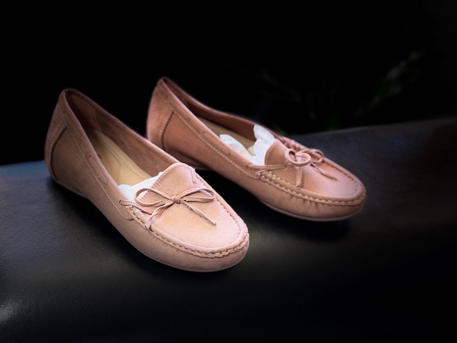 Дамски мокасини от еко велур