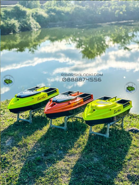Бърза лодка за захранка TURBO с 3 години гаранция