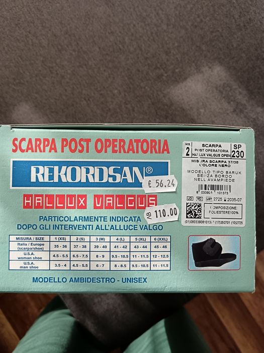 Следоперативна обувка