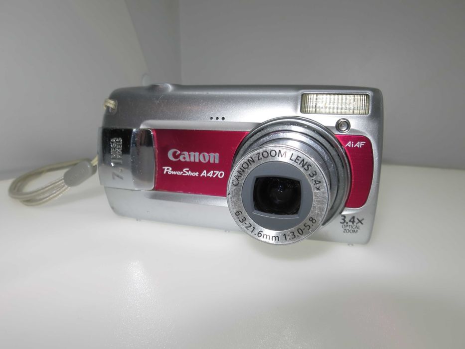 Фотоапарат Canon PowerShot A470 розов ретро цифрова камера снима супер