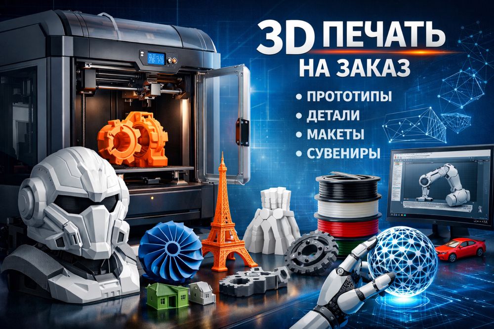 Услуги 3Д принтера