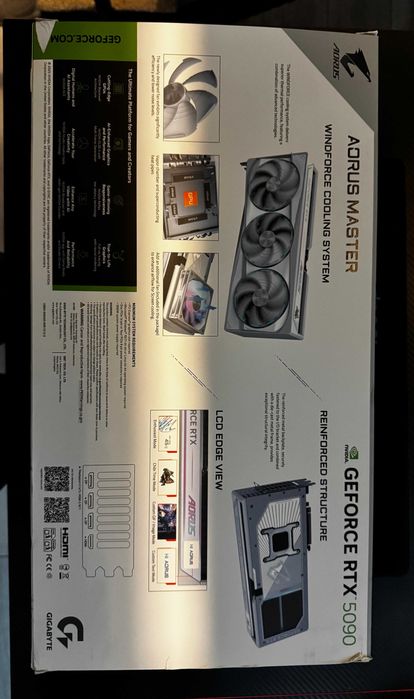 Placa Video RTX 5090 AORUS MASTER –Nouă Garantie,full box,gaming / AI-