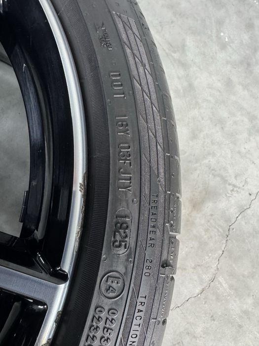 Jante Bmw Seria 3 R19 Seria 4 G20 G21 Originale 791M Continental vara Runflat 2025 99%