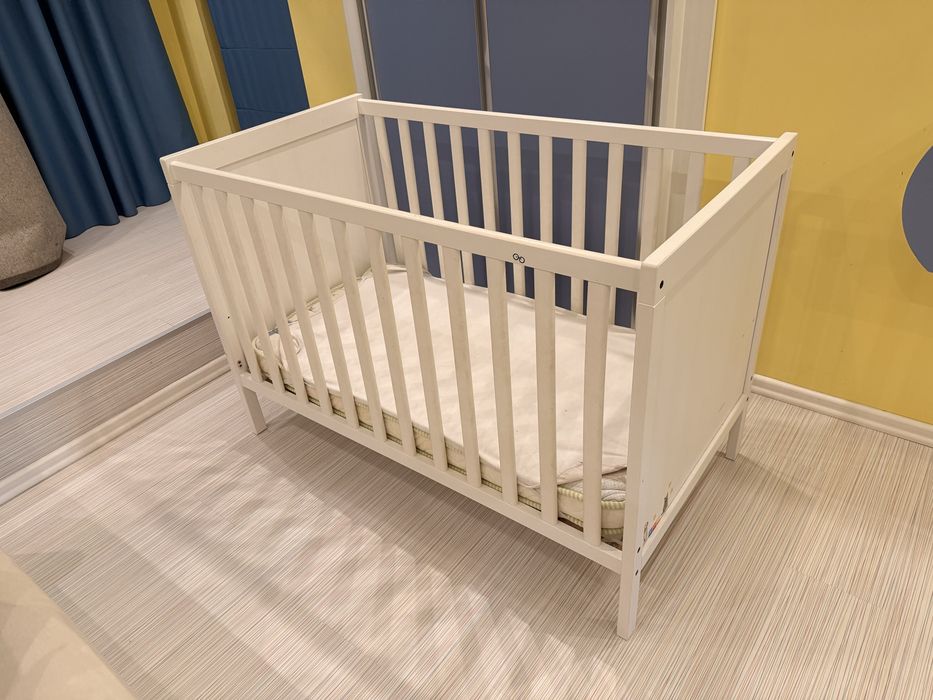 Детска кошара IKEA Sundvik + матрак iSleep