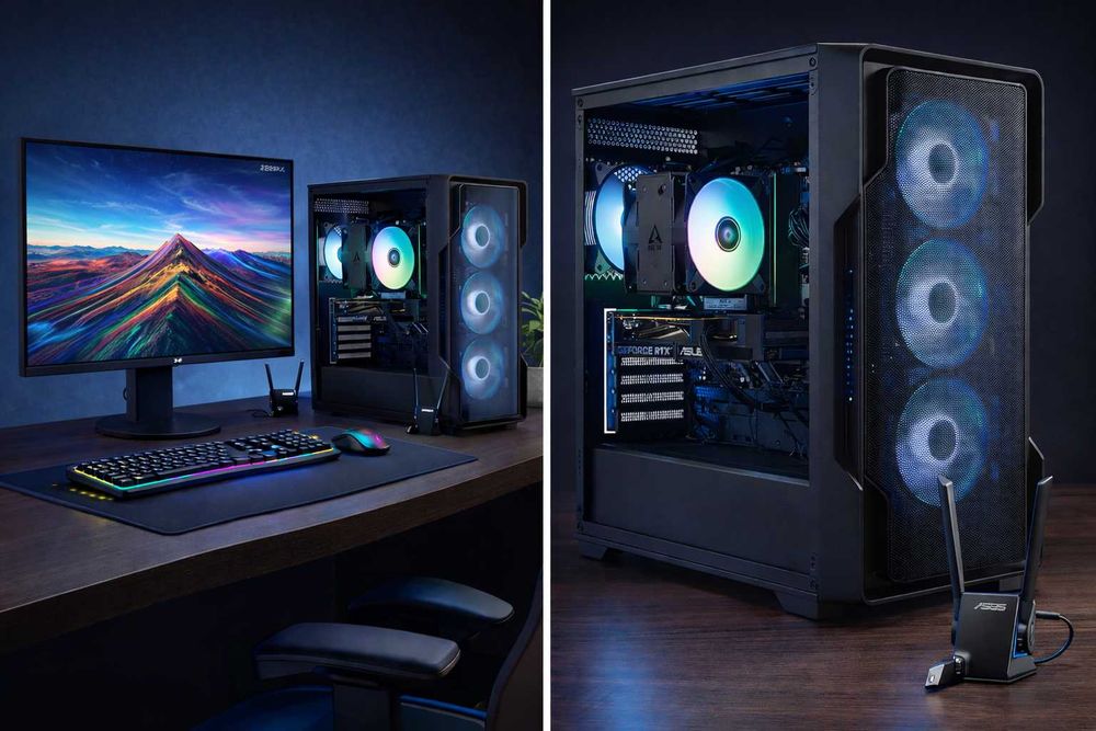 PC Gaming RTX 5060 + Monitor 27″ 280Hz