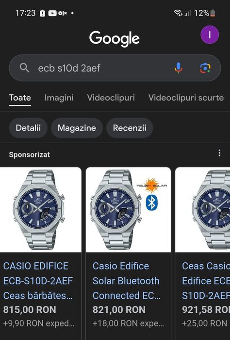 Casio Edifice ECB S10D Bluetooth