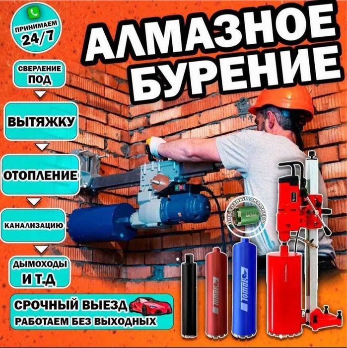 Алмазное бурение, алмазное сверление