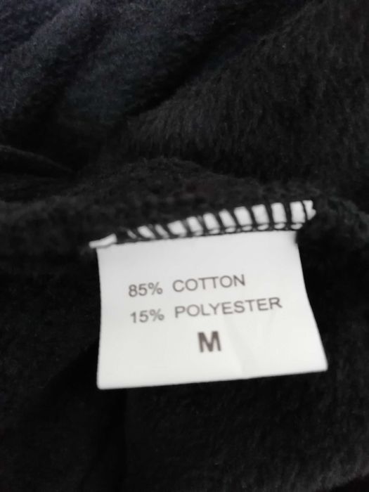 Нов дамски анцунг, черен, с качулка,  85% памук