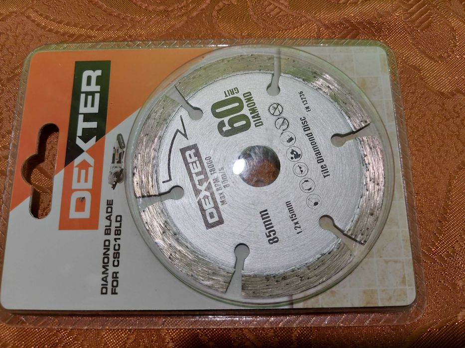 Disc diamantat,  pentru debitat placi ceramice, beton, caramida