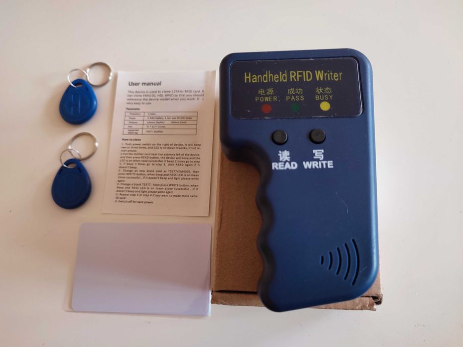 Устройство за копиране на RFID чипове и карти + подарък чипове и карти