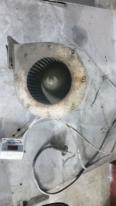 Вентилятор для котла, печьки. Частный дом