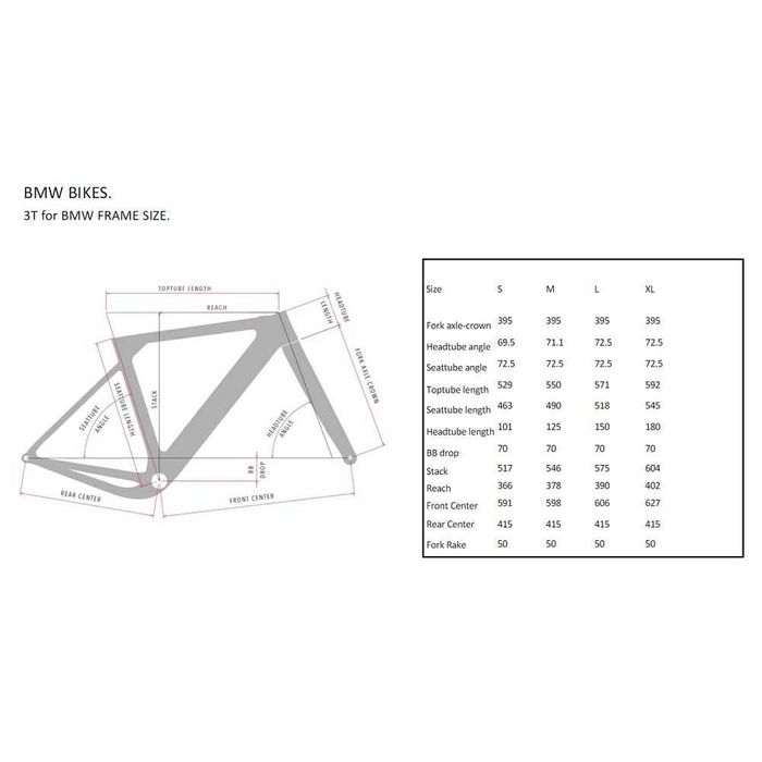 80915A07302 Ново Original BMW 3T Gravel Bike S Велосипед Колело Карбон