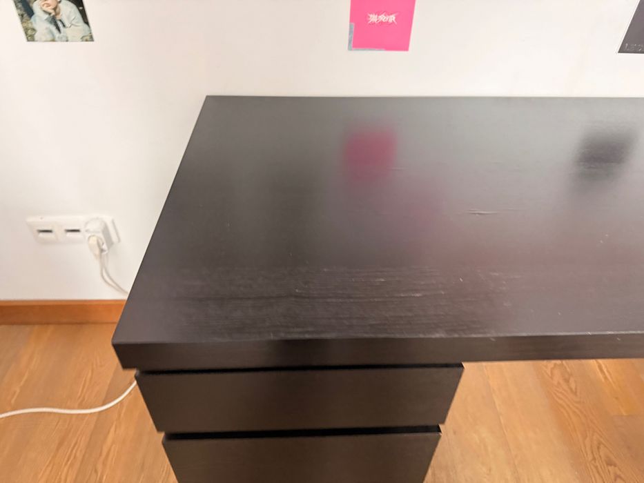 Birou 140x65 cm culoare neagra
