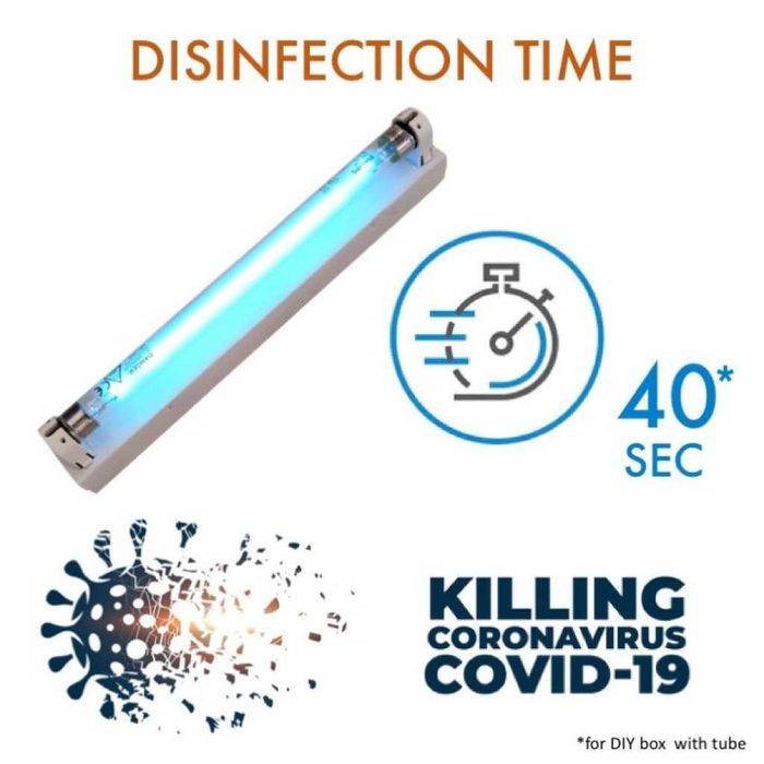 UVC лампи за сигурна и доказана дезинфекция само за 30 минути!