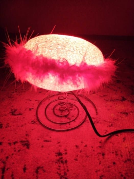 Нощна лампа сърце