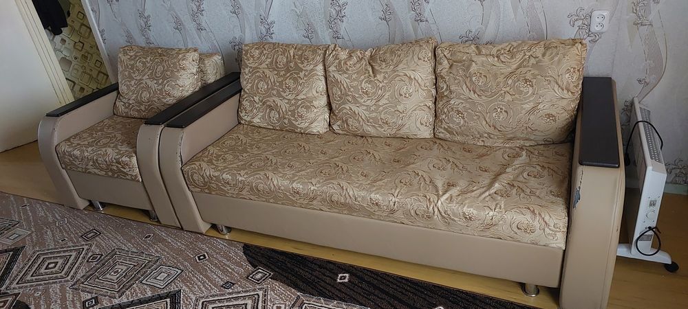 Продам диван и кресло