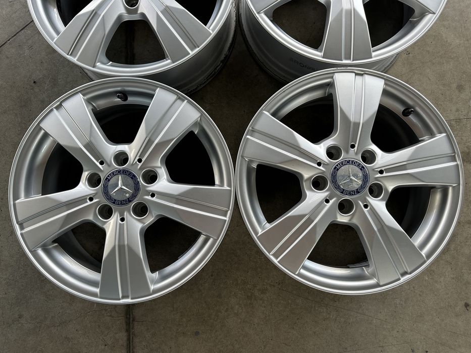 4бр. ОТЛИЧНИ 16” ОРИГИНАЛНИ Джанти 5x112 за *MERCEDES-BENZ* 6Jx16H2, ET46