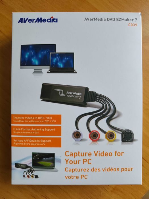 Външен кепчър AVerMedia DVD EZMaker 7, USB 2.0
