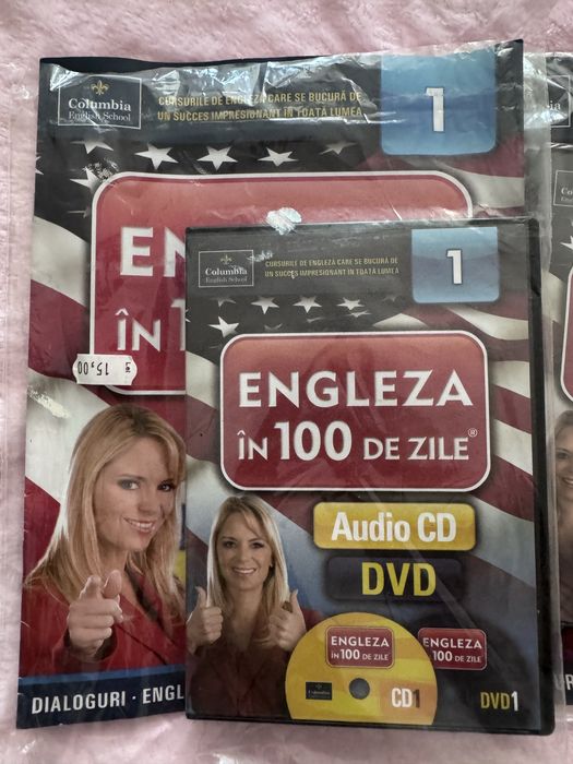 Set complet curs de limba engleză – 30 reviste + 30 CD-uri – NOI, sigilate