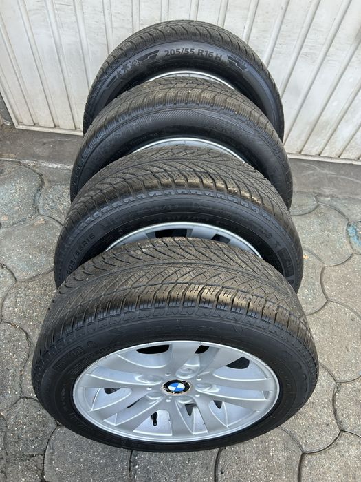 Jante aliaj 5x120mm, anvelope iarna 205/55 R16, BMW, E46, E90, E91, E81, E87, F29, F30, F31