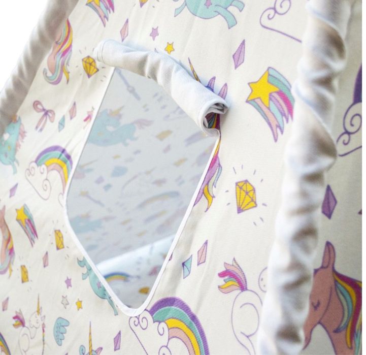 Детска палатка типи за игри Типи Еднорог