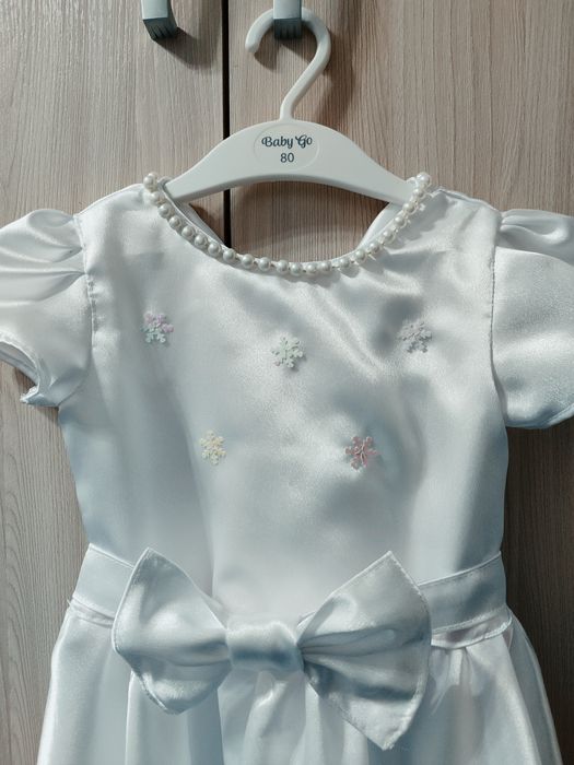 Платье снежинки новогоднее