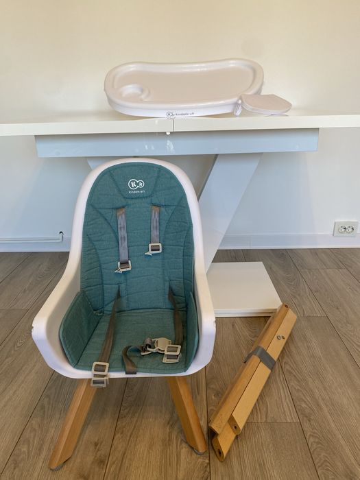 Scaun de masa 2 in 1 Kinderkraft Tixi turcoaz
