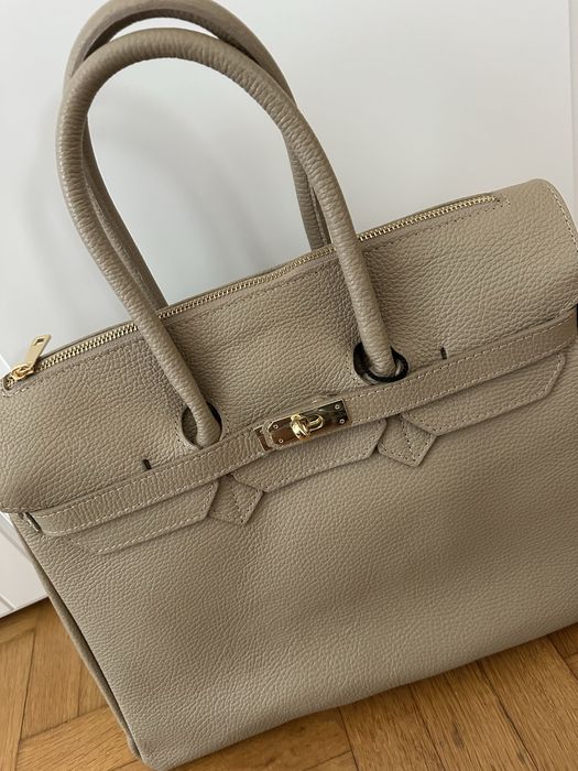 Madbag Birkimad луксозна италианска чанта от естествена кожа