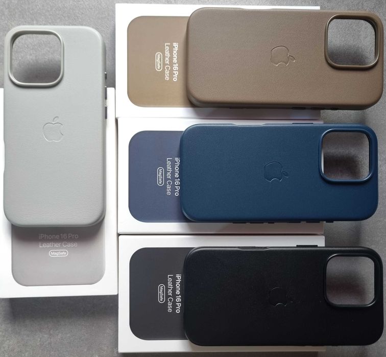 Huse piele Magsafe pentru iPhone 17, 16 & 15 Max/Pro/Plus