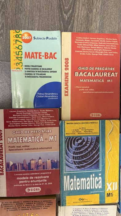 Colectie carti de matematica