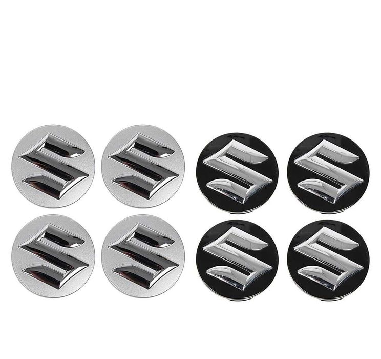 Комплект 4 броя 54мм капачки за джанти Suzuki Черни или Сиви