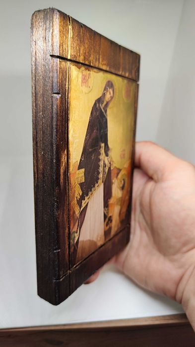 Ръчно изработена икона на Света Богородица с Младенеца