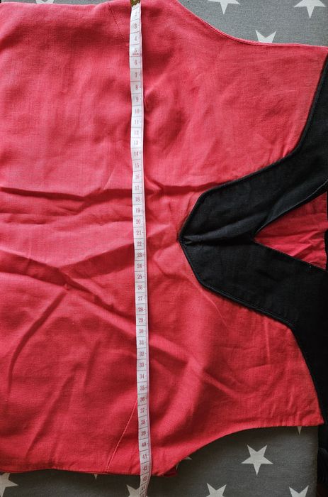 Rochie Sweet Miss roșie cu broderie