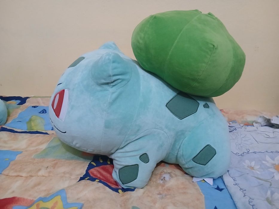 Pokemon ПЛЮШЕН Булбазавър (Bulbasaur) – Два броя, Спящ и Буден