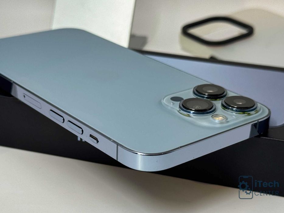 iPhone 13 Pro MAX, 256GB, Blue, 100% батерия, ОТЛИЧЕН, ГАРАНЦИЯ!