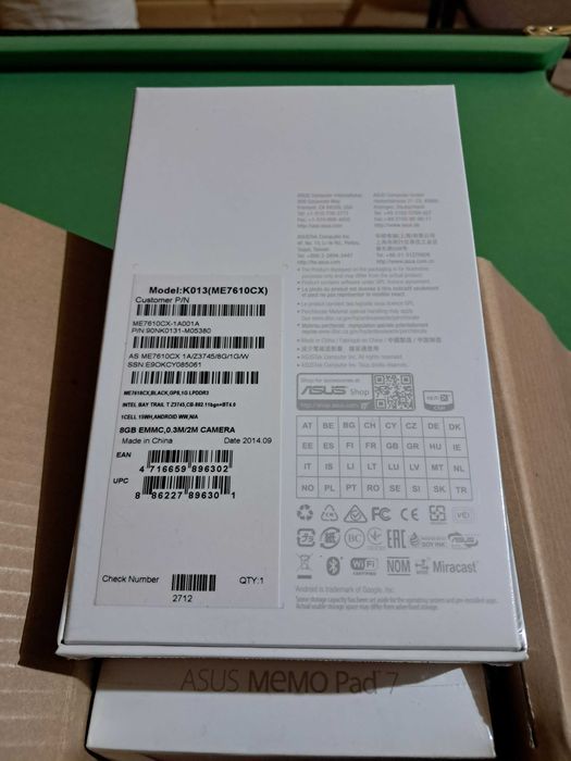 Tableta ASUS MeMO Pad 7 ME7610CX, 7 inch