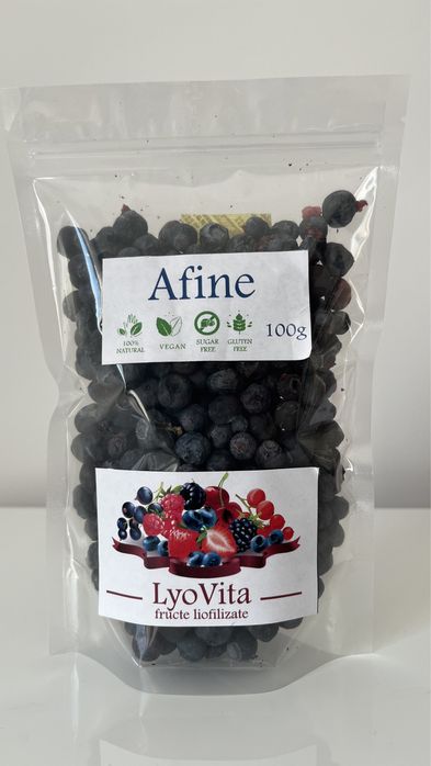 De vânzare fructe liofilizate (zmeura, căpșuni, mere, afine,banane)