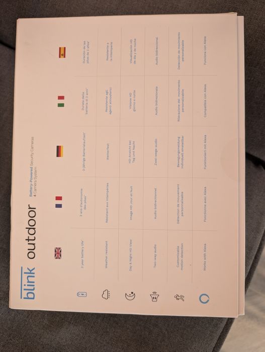 SIGILAT - Kit Camere Supraveghere Blink Outdoor 4 Camera+Modul