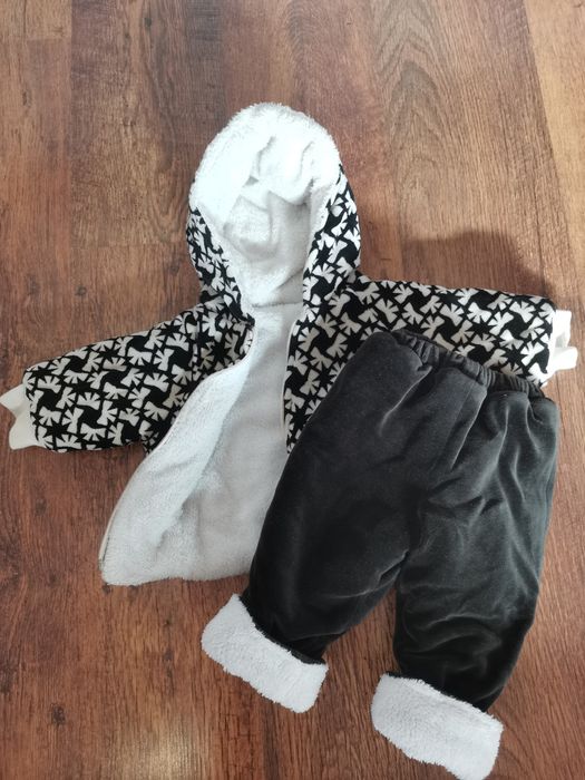 Зимен бебешки комплект 62-68
